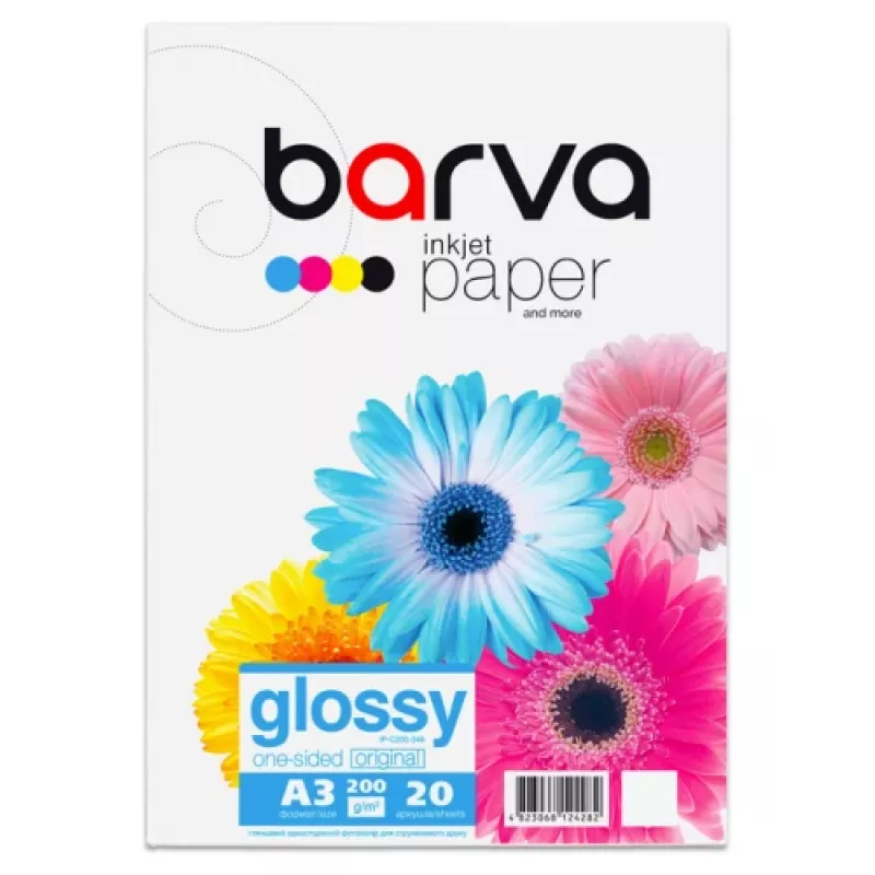 Fotopaber Barva (IP-C200-346) Läikiv, 200 g/m², A3, 20 lehte