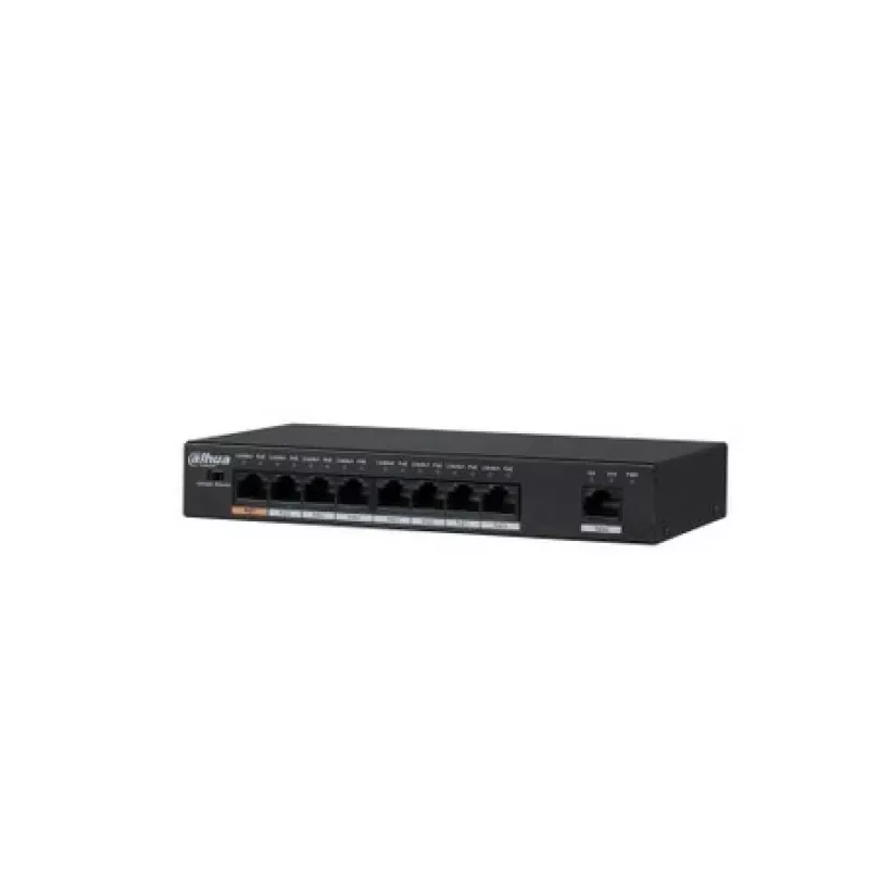 Dahua Technology PFS3009-8ET-96 Unmanaged L2 Fast Ethernet (10/100) Power over Ethernet (PoE) Must