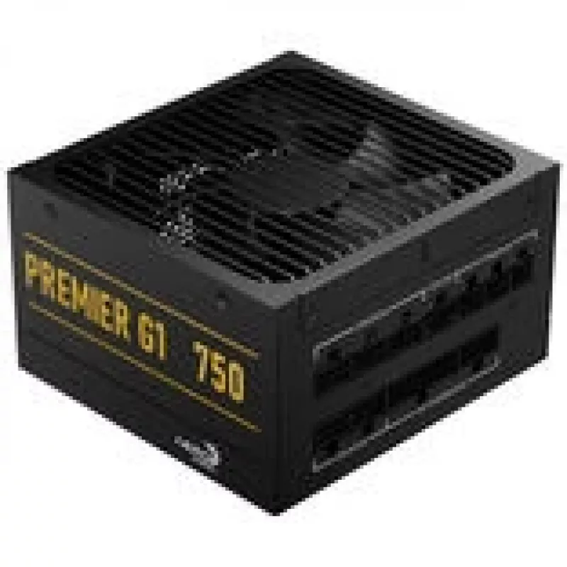 Toiteplokk AEROCOOL Premier G1 80 PLUS Gold ATX 3.1 PCIe 5.1 750W, must