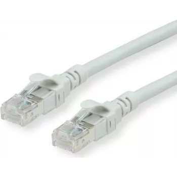 ROLINE - patch-kaabel - RJ-45 (M) to RJ-45 (M) - 30 cm - SFTP, PiMF - CAT 6 - halogeenivaba, valatud, keerutatud - hall (21.15.2951)