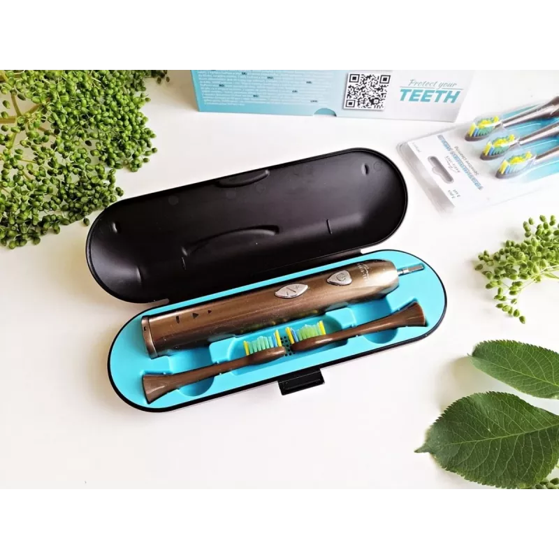 Hambahari Media-Tech SONIC WAVECLEAN täiskasvanutele pruun