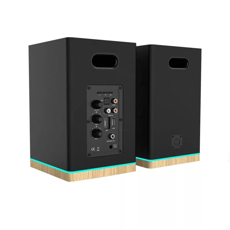 Riiulikõlarid Teac BS-60BK LED Must — Bluetooth, 2×90W, RCA, USB, optiline, bassirefleks, kaugjuhtimispult