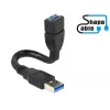 USB-kaabel DeLOCK 0,15m 2xUSB3.0-A