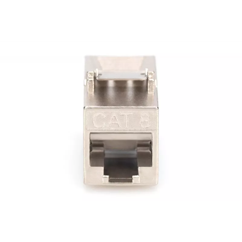 Keystone-moodul Digitus CAT 8.1 RJ-45 varjestatud lame valge
