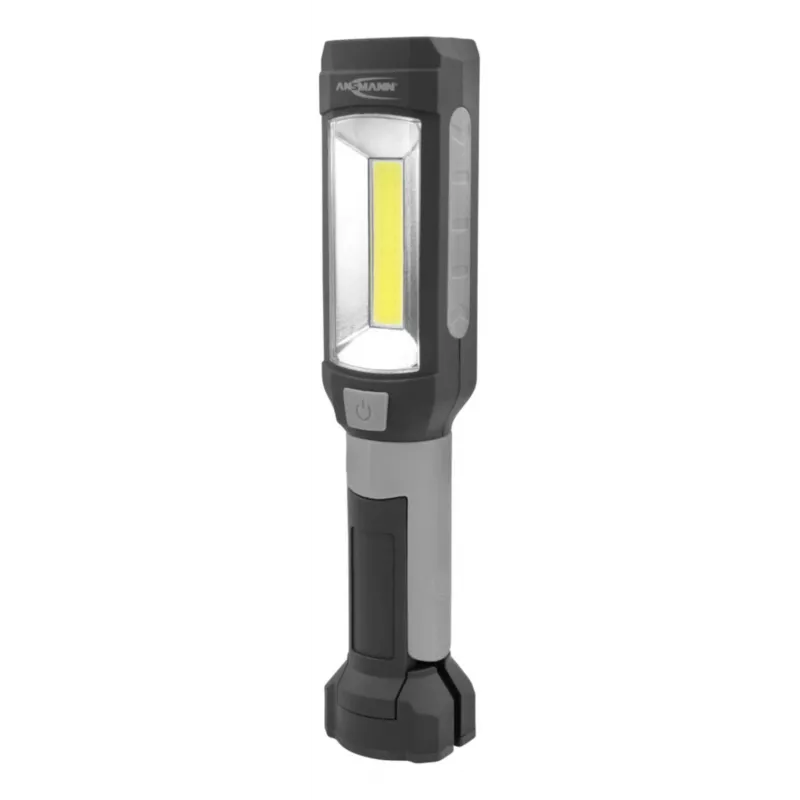 Ansmann WL230B, taskulamp, must, hall, IP20, COB LED, 2 lampi, 230 lm