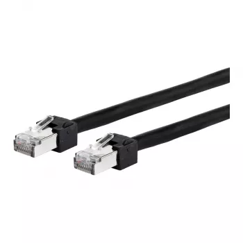 METZ CONNECT Ultraflex500 - paranduskaabel - RJ-45 (M) - RJ-45 (M) - 1,0 m - 6,4 mm - SFTP, PiMF - CAT 6 - varjestatud, halogeenivaba - must (13084V1000-E)