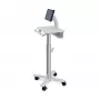 Ergotron tahvelarvuti käru, SV10 - käru tahvelarvutile / klaviatuurile - meditsiiniline - metall - valge, alumiinium - ekraani suurus: kuni 30,5 cm (kuni 12 tolli)