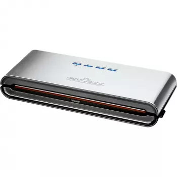 ProfiCook PC-VK 1080 - Vaakumpakendaja (kilekottidele) - 120 W - Roostevaba teras/Must (501080)