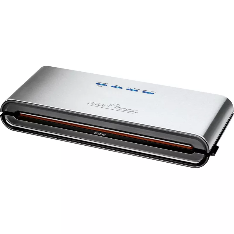 ProfiCook PC-VK 1080 - Vaakumpakendaja (kilekottidele) - 120 W - Roostevaba teras/Must (501080)