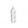 Tracer PowerCord pikendusjuhe, 3 pistikupesa, 3 m, valge