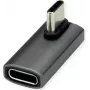 ROLINE USB4 40G Type C Adapter ST/BU 90° coiled Alu (12.03.2933)