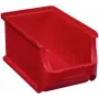 Hoiukast allit Lagersichtbox 456209, 150×125×235 mm, punane, läbipaistva esiosaga