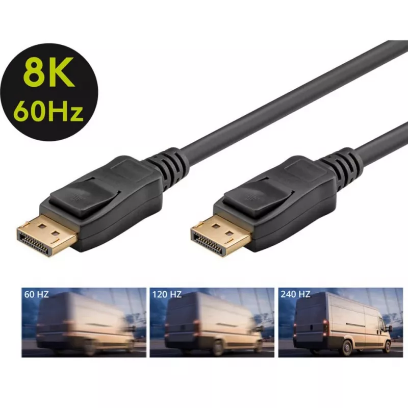 DisplayPort-kaabel Goobay 74777 1 m Must G-Sync FreeSync