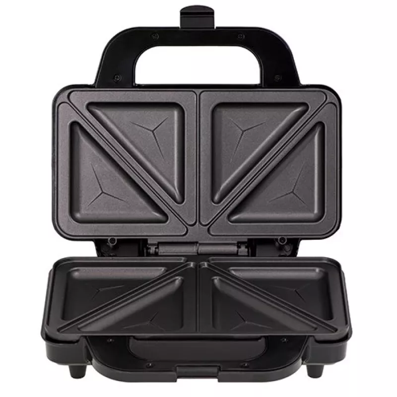 Võileivagrill Adler AD 3043, 1300 W, mittenakkuvad plaadid, 2 võileiba, 285×152 mm küpsetuspind, must
