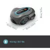 Robotic lawn mower GARDENA smart SILENO max — 800 m², 16 cm cutting width, aku, LONA navigation, hall