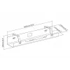 Digitus DA-90450 Kaablihalduskarp 600x135x108mm Must Teras 1