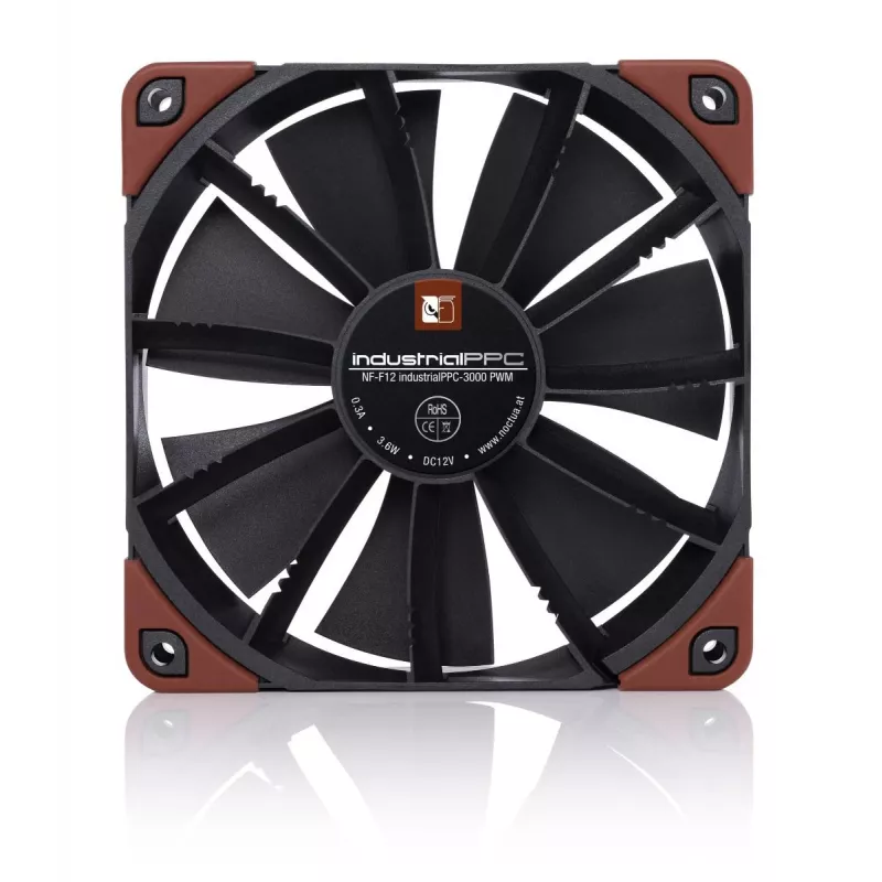 Noctua NF-F12 industrialPPC-3000 PWM 120mm korpusventilaator