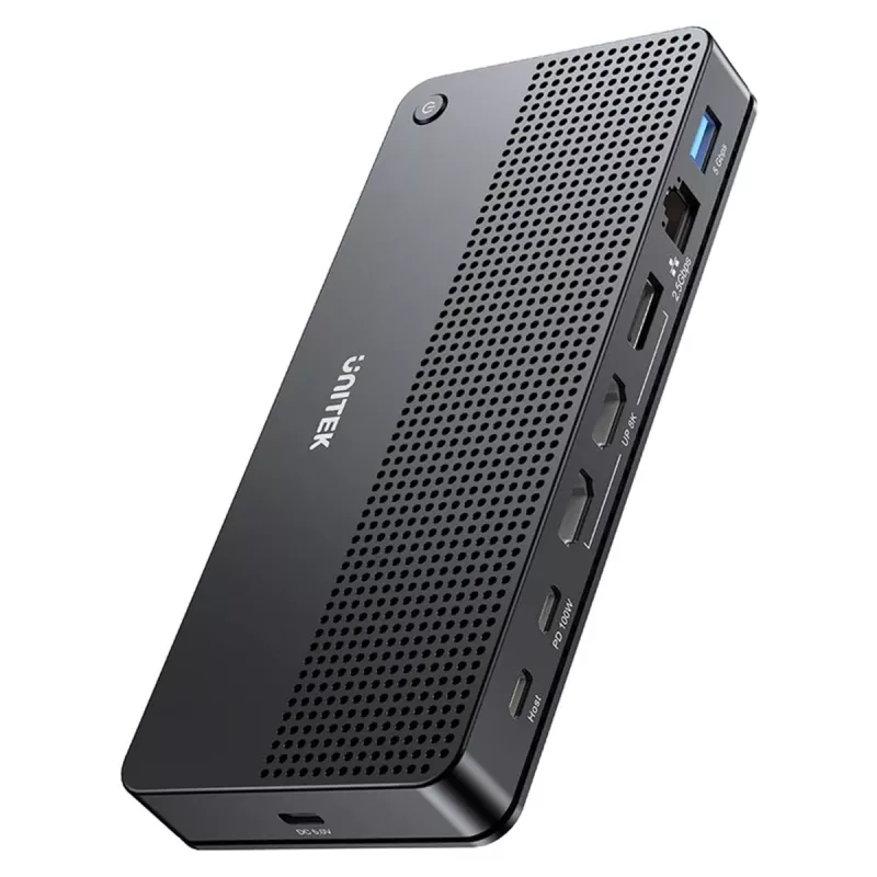 Dokkimisjaam UNITEK D1104A01 USB4 juhtmega 100W Power Delivery