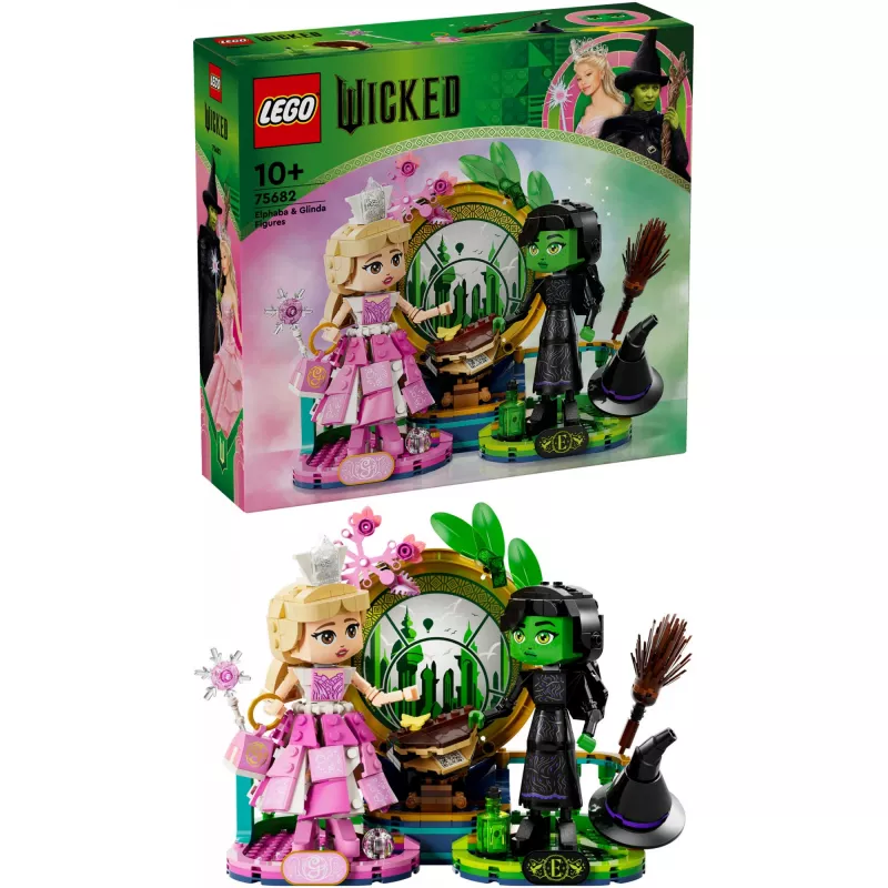 LEGO Wicked Figuurid Elphaba ja Glinda 75682 – kollektsioneeritavad minifiguurid