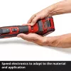 Mitmeotstarbeline tööriist EINHELL TP-MG 18 Li BL Solo — 18V Li‑Ion, lihvimine, lihvimine, saagimine, 1,08 kg, must/punane