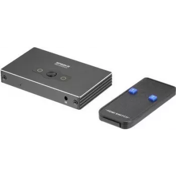 SpeaKa Professional SP-HSW-300 2-pordiline HDMI-lüliti, Ultra HD-võimekusega 7680 x 4320 pikslit (SP-10474508)