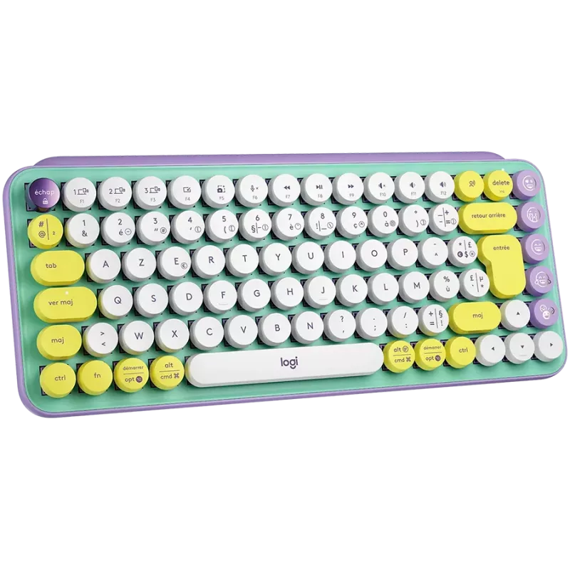 LOGITECH POP Keys Bluetooth-mehaaniline klaviatuur - DAYDREAM_MINT - PÕHJAMAADE
