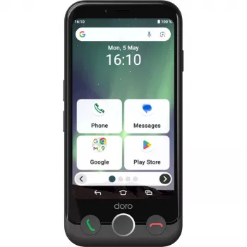 Nutitelefon Doro Aurora A10 4.5 tolli 4GB 64GB Must