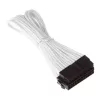 SilverStone PP07-MBW - Toite pikenduskaabel - ATX, 24-pin (M) - ATX, 24-pin (W) - 30 cm - Valge (SST-PP07-MBW)