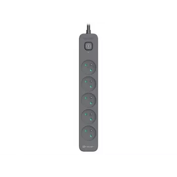 Power Line+ 3m Graphite piksekaitsmega toiteplokk (5 pistikupesa)