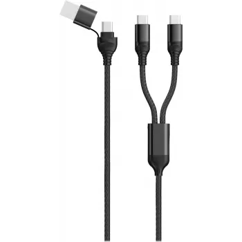 USB-kaabel 2GO 797367 1,2 m USB A/USB C 2 x USB C must