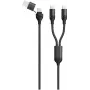 USB-kaabel 2GO 797367 1,2 m USB A/USB C 2 x USB C must