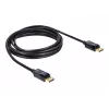 DisplayPort-kaabel DeLOCK 82424 3m isane-isane kuldne must