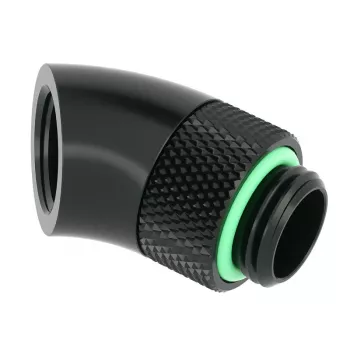 Barrow 45° pööratav adapter G1/4 AG G1/4 IG-le, must (TWT45-B01 b)