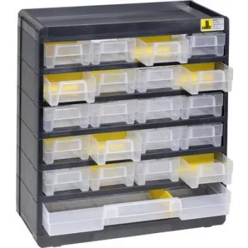 Panipaun allit VarioPlus Basic mudel 458090, 300×335×135 mm, must/kollane