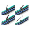 Kaabliside DeLOCK 200x4,8mm 50tk Must