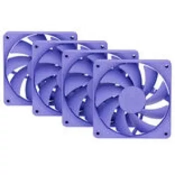 Arvuti jahutusventilaator HYTE FA12-TM-4 120 mm violetne, 1500 RPM, 72 m³/h, 1,6 mmH2O, FDB, pakendis 4 tk