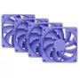 Arvuti jahutusventilaator HYTE FA12-TM-4 120 mm violetne, 1500 RPM, 72 m³/h, 1,6 mmH2O, FDB, pakendis 4 tk