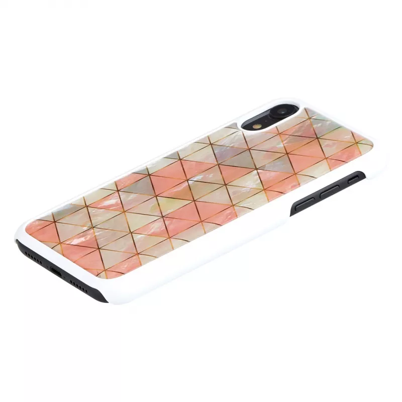 Nutitelefoni ümbris iKins iPhone XR-ile — teemantvalge kaitsekate
