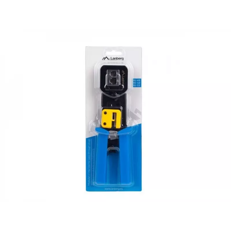 Pressimistööriist LANBERG NT-0204 RJ-45 pistikutele, must/sinine, 272×110,5×30 mm, 140 g