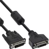 InLine DVI-D kaabel 24+1 M/F, Dual Link, 2 ferriitsüdamikku, 3m