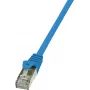 LogiLink - Paigalduskaabel - RJ-45 (M) kuni RJ-45 (M) - 5 m - Fooliumiga varjestamata keerdpaar (F/UTP) - CAT 5e - Sinine