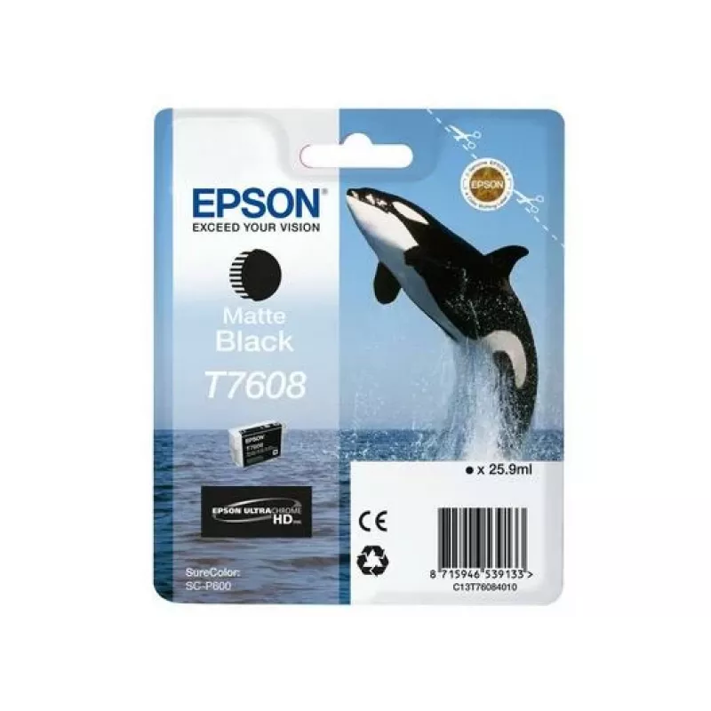 Epson C13T76084N10 tindikassett 1 tk Originaal Matt must