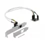 DeLOCK Mini PCIe I/O PCIe poolsuurus 1 x Gigabit LAN madalprofiiliga - võrguadapter - PCIe Half Mini Card - Gigabit Ethernet x 1 (95265)