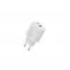 AC-USB-laadija DIGITUS 20 W, 1x USB-C, 1x USB-A, sisend 100–240 V, valge