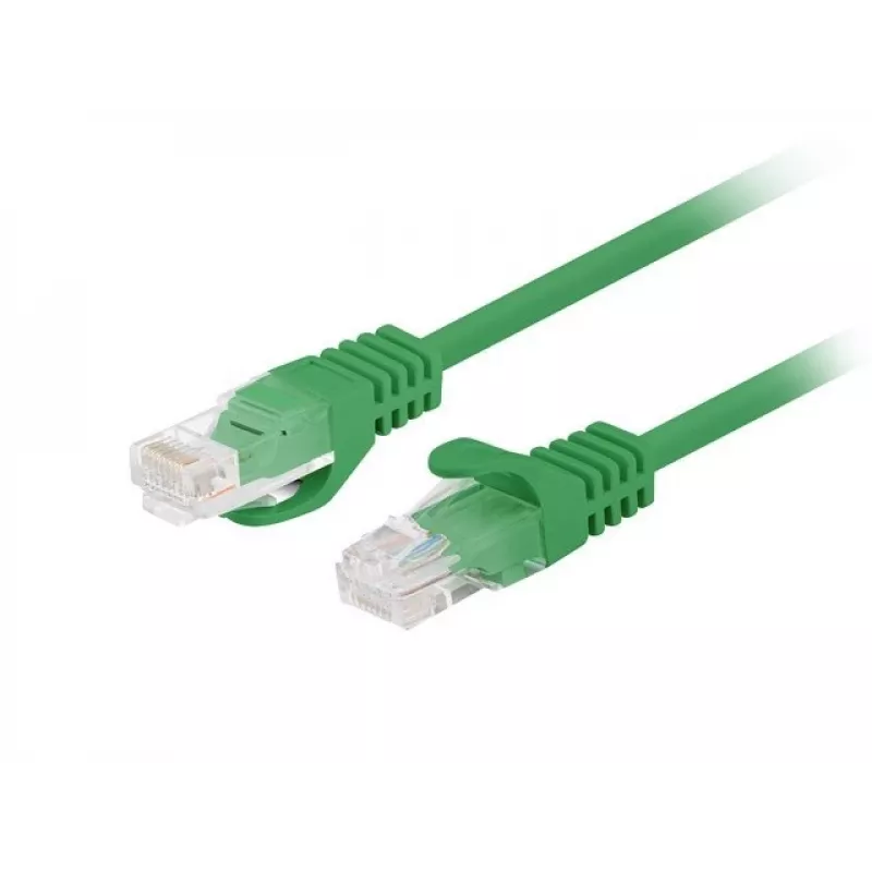 Fluke Passed Lanbergi patchcord cat.6 UTP 2m roheline 10-pakk