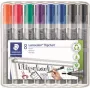 Tahvlimarker Staedtler 356 WP8 X, eri värvi, 2,0 mm otsik