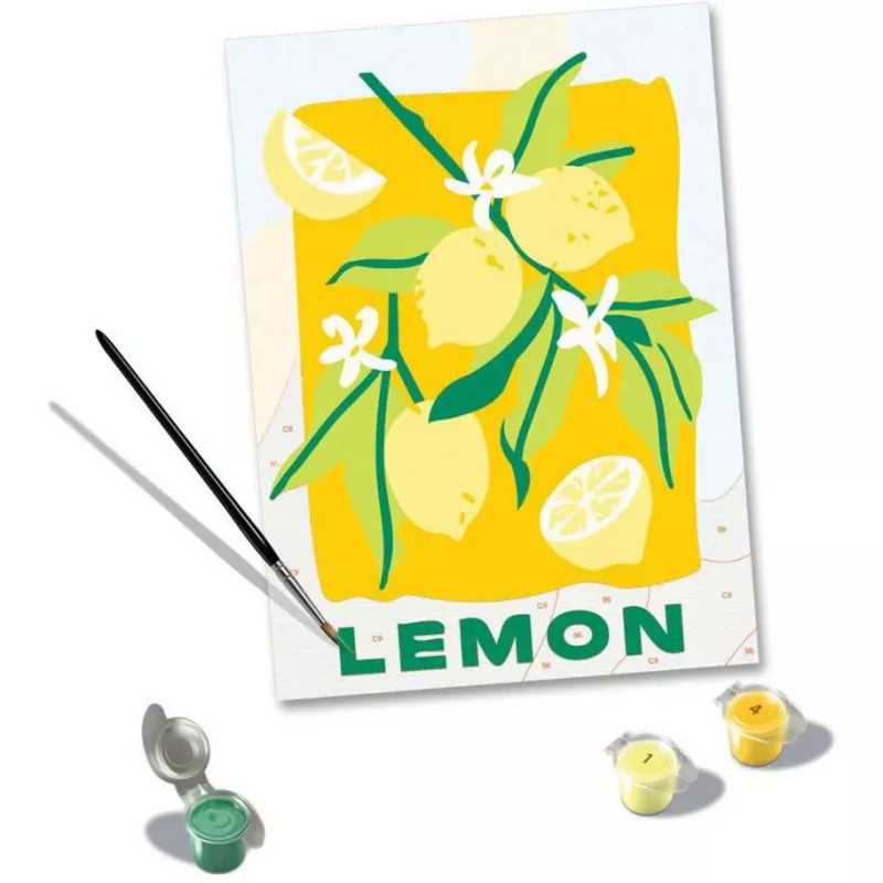 Ravensburger CreArt maalimiskomplekt – Sidrunid (disain 25515) lõuendimaali projektidele