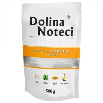Märg koeratoit Dolina Noteci DOLINA NOTECI Premium veiseliha pardi sealihaga 500 g, niiskus 77%, valk 12%, rasv 6,5%