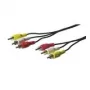Wentronic Goobay RCA-ühenduskaabel, 2 m - 3x RCA-pistik > 3x RCA-pistik (50381)