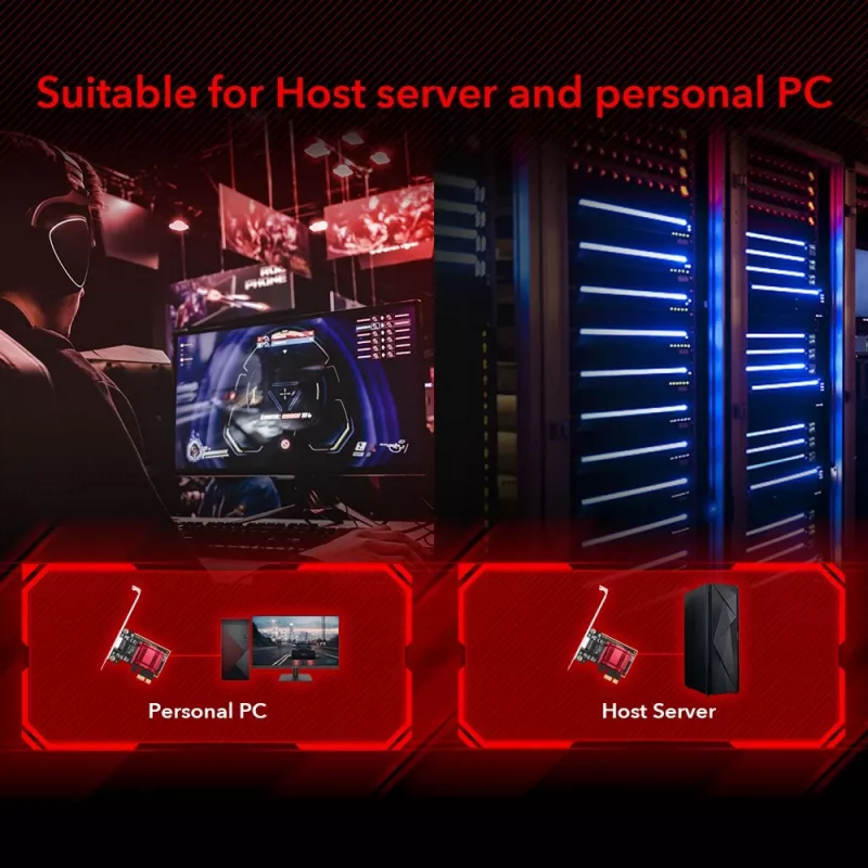 Cudy PE25 võrgukaart, sisemine Ethernet